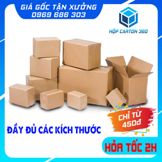 Hộp Carton Đóng Hàng Đầy Đủ Các Kích Thước Phổ Thông...