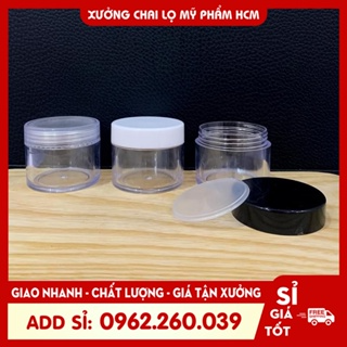 Hủ Nhựa  Hủ Nhựa Chiết Mỹ Phẩm Thân Trong Có Lót 20g/30/50g Dùng C...