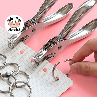 Kìm bấm lỗ giấy refill dụng cụ bấm lỗ giấy đơn làm sổ còng sổ tiện...