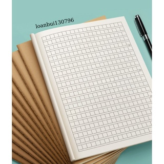 (Loại dày) Vở luyện viết tiếng Trung Nhật Hàn, tập viết chữ Hán, i...