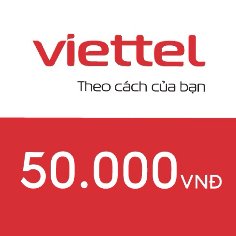 Mã thẻ Viettel 50k...