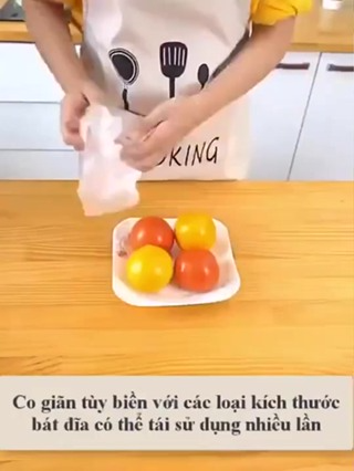 Màng Bọc Thực Phẩm PE Túi Gấu Túi Bọc Thức Ăn Có Chun Co Giãn Tái ...