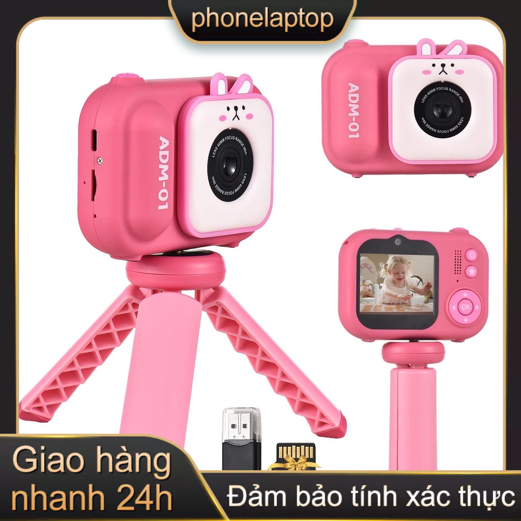 Máy Ảnh Kỹ Thuật Số Mini 1080P Màn Hình 48MP 2.4 Inch IPS Với Thẻ ...