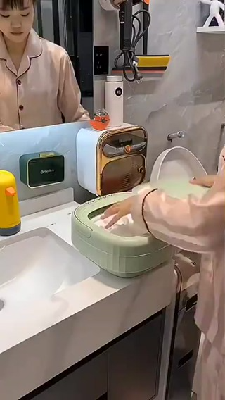 Máy Giặt Mini Gấp Gọn SUMI - Máy Giặt Tất, Đồ Lót, Đồ Cho Bé Khử K...