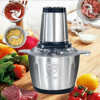 Máy Xay Thịt Cối Inox 4 Lưỡi Đa Năng, xay thịt, xay tỏi ới, xay ra...