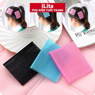 Miếng dán giữ cài tóc mái Hàn Quốc iLita khi kẹp tóc rửa mặt, make...