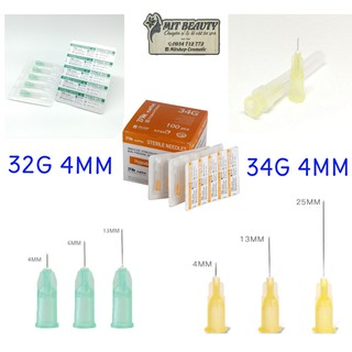 [MUA 10 TẶNG 1] Đầu kim tiêm meso 27G 30G 31G 32G 33G 34G đủ size ...