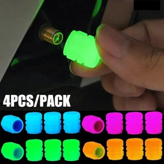 nắp van bánh xe dạ quang phát sáng cho ô tô xe máy xe đạp...