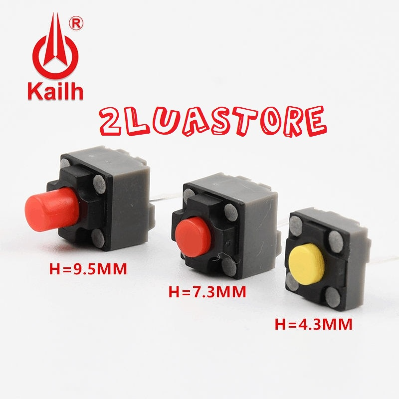 Nút bấm chuột Kailh Silent Switch 8M 20M nhiều độ cao 8 triệu lần ...