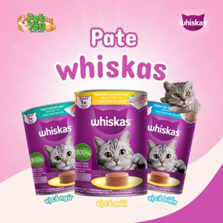 pate mèo whiskas lon 400gr dành cho mèo lớn...