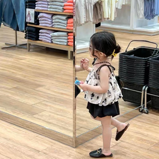 Quần áo bé gái- Set Áo 2 Dây Hoa Nhí Chun Ngực Xinh Xắn Cho Bé 1-8...