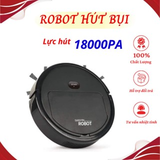 Robot Quét Nhà Hút Bụi Lau Nhà Thông Minh - Máy Hút Bụi Đa Chức Nă...