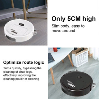 Robot Thông Minh Hút Bụi Lau Nhà, Máy Hút Bụi Tự Động Cao Cấp Tiện...