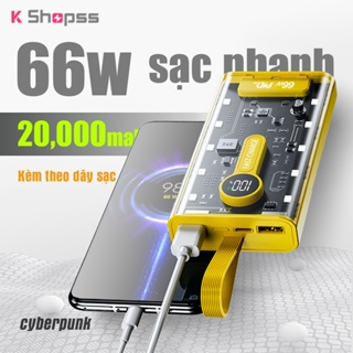 Sạc Dự Phòng 20000mAh 66W Siêu nhanh sạc Pin dung lượng lớn sạc an...