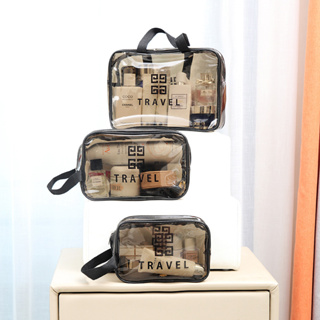 Set 3 Túi Đựng Mỹ Phẩm Trong Suốt, Túi Du Lịch Trong Suốt Chống Th...