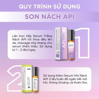 Son nách API, Khử mùi hôi nách API, Lăn khử mùi ngăn tiết mồ hôi 1...