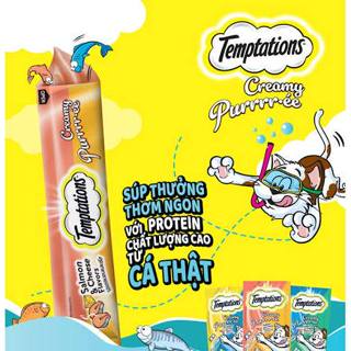 Sốt thưởng cho Mèo - Temptations ( 1 Gói 4 thanh)...