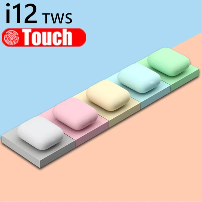 Tai nghe không dây i12 Tws Tai nghe Bluetooth 5.3 Tai nghe Macaron...