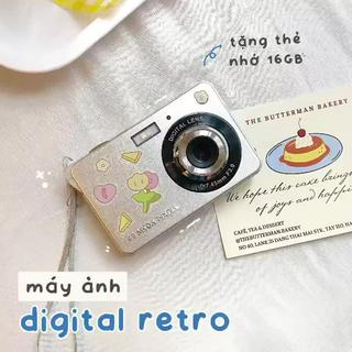 [Tặng kèm thẻ nhớ] Máy Quay Chụp Ảnh Retro Mini Chất Lượng Hình Ản...