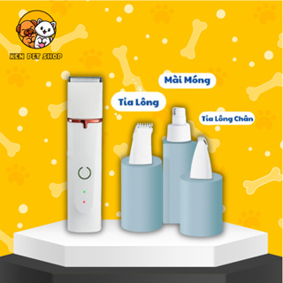 Tông Đơ Tỉa Lông Thú Cưng 4 Trong 1 Tăng Đơ Cắt Lông Chó Mèo Đa Nă...