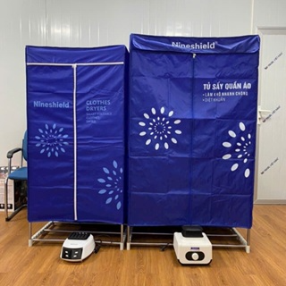 Tủ sấy quần áo Nineshield KB-009 cỡ lớn làm khô nhanh, Tủ sấy quần...