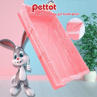 Túi Bóng Kính Lót khay vệ sinh cho Thỏ , Bọ ú...