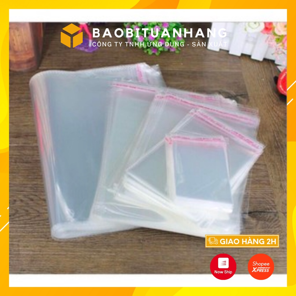 Túi đóng quần áo có băng dính dán miệng (0,5kg-1kg/1 size) Túi Opp...