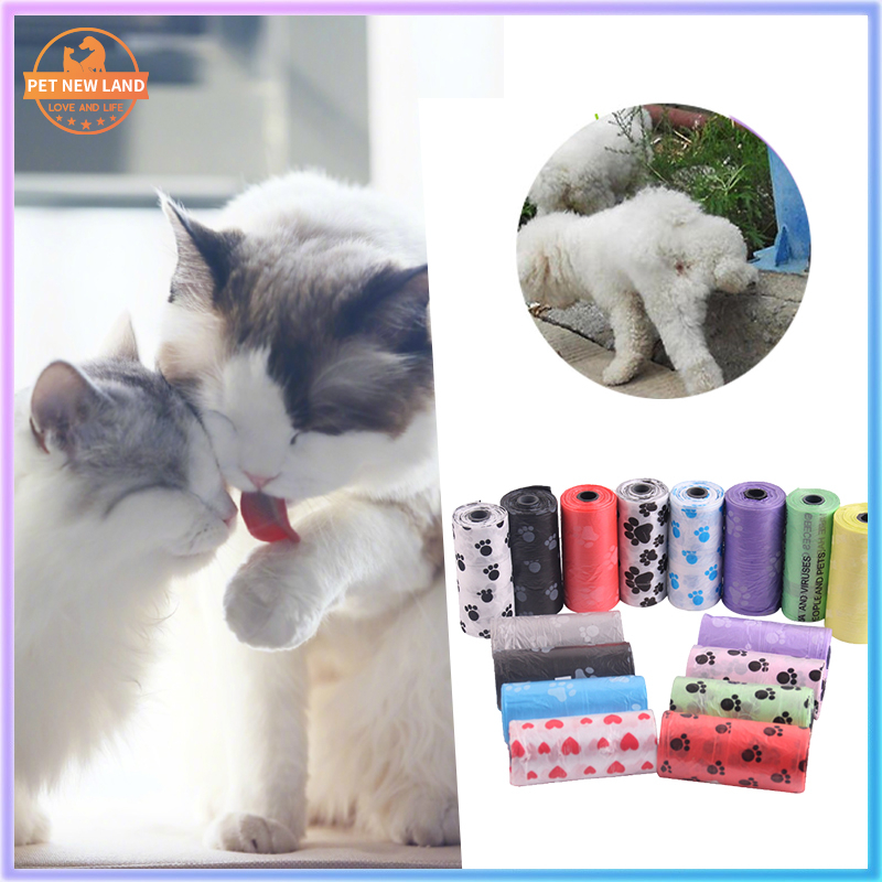 Túi đựng phân thú cưng loại dày Túi Nilon Hốt Dọn Phân Chó Mèo Tiệ...