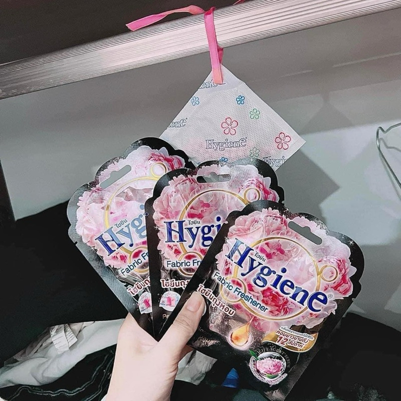 Túi thơm Hygen treo xe, treo phòng ngủ, tủ quần áo hương nước hoa ...