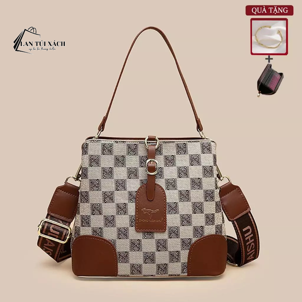 Tui xach nư đeo cheo, Túi Dung Tích Lớn Túi Đeo Vai chât đep, sang...