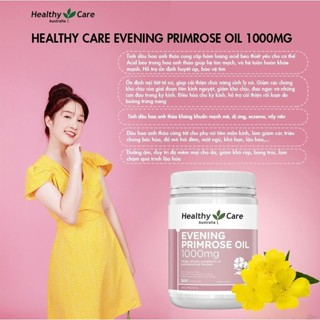 Viên uống tinh dầu hoa anh thảo Healthy Care Evening Primrose Oil ...