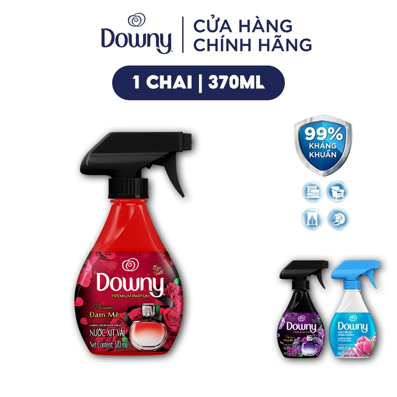 Xịt Vải DOWNY Khử Mùi Và Chống Khuẩn 99.9% Chai 370 Ml Hương Nắng ...