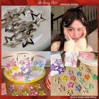 Y2k Dopamine Màu Lầu Năm Góc Ngôi Sao Kẹp Tóc Nhỏ Mũ Đội Đầu Trẻ E...