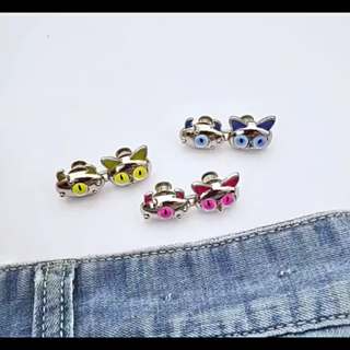 [yunyuan] Khóa Thắt Lưng Ba Mắt Quái Vật Nhiều Màu Sắc Có Thể Tháo...