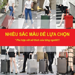 Vali nhôm nguyên khối cao cấp size 20 inch 24 inch 29 inch...