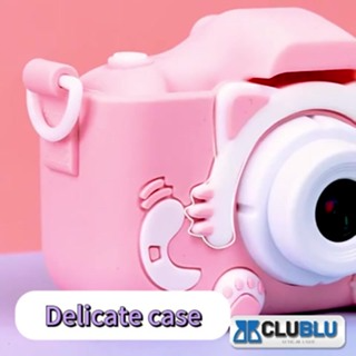 -CLUBLU- Máy Ảnh Kỹ Thuật Số Mini Meo Màu hồng xanh Siêu Camera-00...