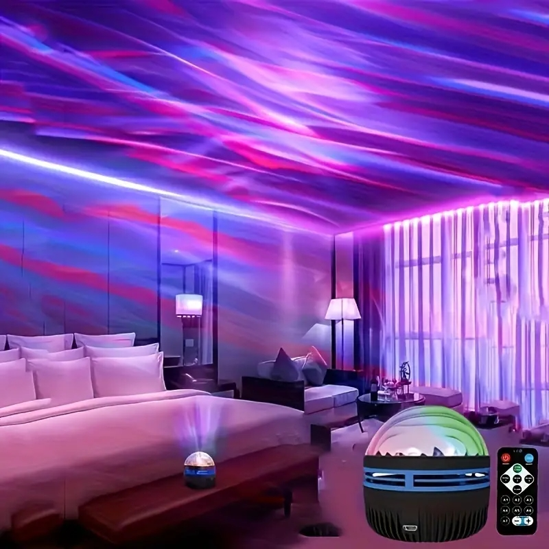 1 Đèn Chiếu Hiệu Ứng Bầu Trời Đầy Sao Đa Chức Năng 7 Màu Sắc Thay ...
