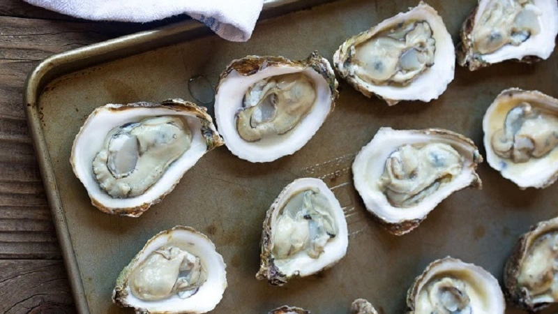 2 Nướng hàu bằng lò nướng