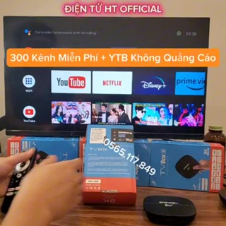 Android TV Box TV98 Giọng Nói  300 Kênh Miễn Phí Tiếng Việt Hát Ka...