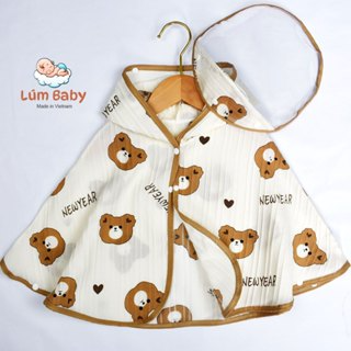 Áo choàng cho bé, áo choàng chống nắng, chắn gió, kèm kính chống g...