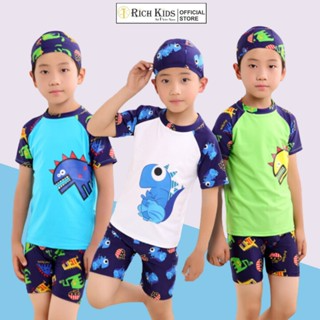 Bộ bơi kèm mũ cho bé trai RICHKIDS...