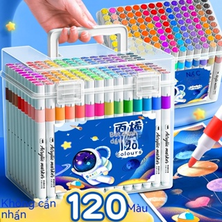 Bút Đánh Dấu Acrylic Màu 120 Không Thấm Nước Không Phai Màu Nghệ T... Bút Đánh Dấu Acrylic Màu 120 Không Thấm Nước Không Phai Màu Nghệ T...