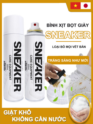 Chai xịt tạo bọt vệ sinh giày Sneaker cao cấp- LUCKY MART...