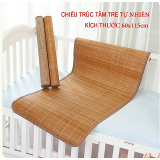 Chiếu tre Bamboo KT 60cmx80cm nằm giường, cũi, chiếu điều hoà nhiệ...