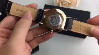 Đồng Hồ Nam Nữ Daniel Welington Classic Sheffield Rose Gold Black ...