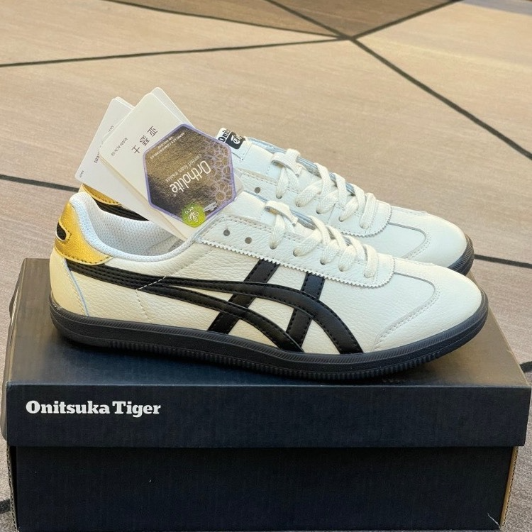 Giày Onitsuka Tiger Mexico 66 White Black Gold bản cao cấp nhất fu... Giày Onitsuka Tiger Mexico 66 White Black Gold bản cao cấp nhất fu...