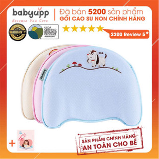 Gối cao su non cho bé Chính hãng Gối chống bẹp đầu, méo đầu cho bé...