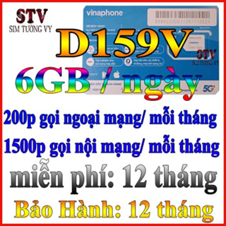 Sim 4g vina vd149,U1500, D159V, D500 miễn phí 1 năm sử dụng 4G và ...