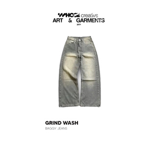 GRIND WASH BAGGY JEANS - Quần jeans wash Whose 1093...