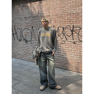 GRIND WASH BAGGY JEANS - Quần jeans wash Whose 1093...